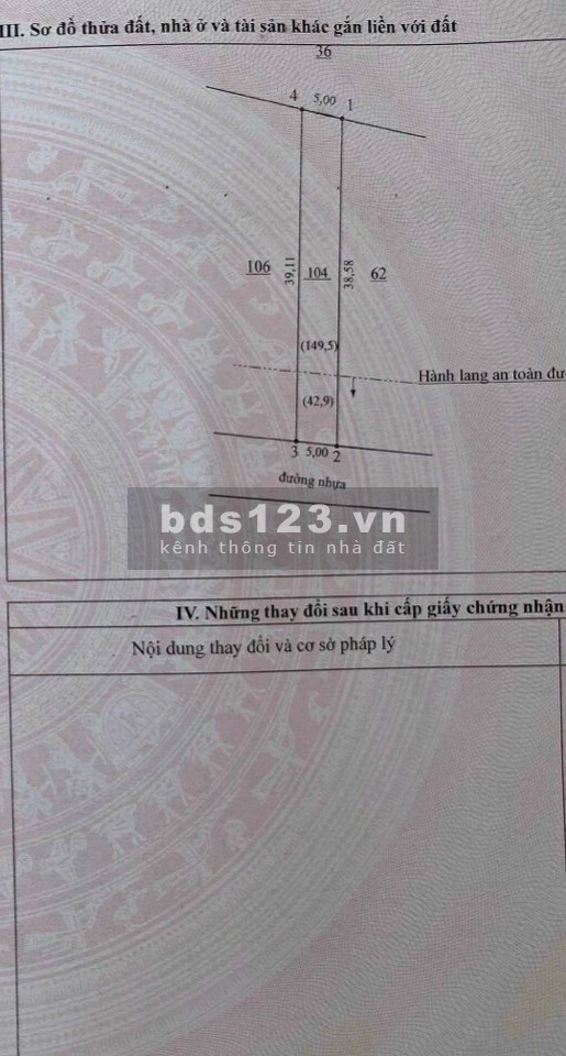 Đất đẹp-giá rẻ đường mở rộng 32m đối diện cổng khu CN Phước Bình