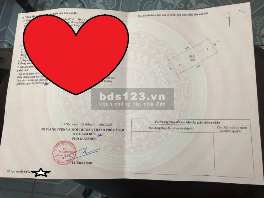 Nhà Hoàng Mai, mặt ngõ thông, ô tô ra vào thoải mái, kinh doanh, dt 42m2, 4 tầng, hơn 4 tỷ