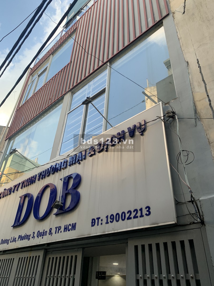Nhà Đẹp MT Âu Dương Lân P3 Quận 8 diện tích sử dụng: 137,4m2