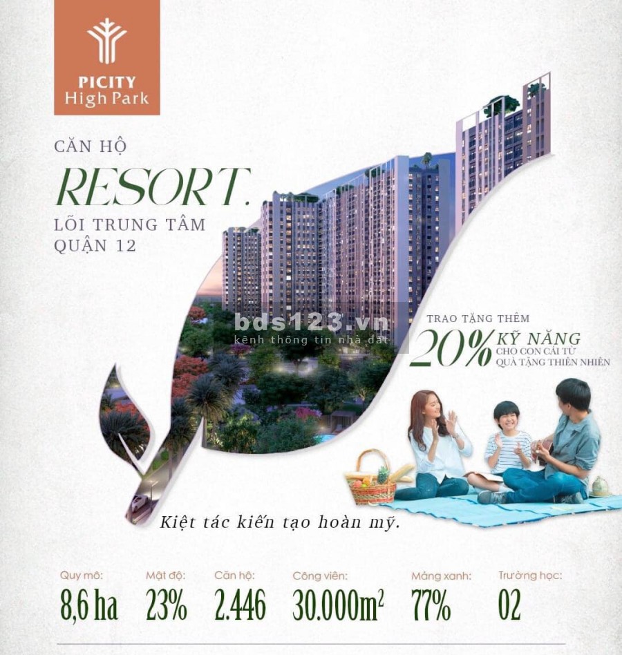 Chỉ với 750 triệu sở hữu căn hộ cao cấp chỉ có tại Pi City