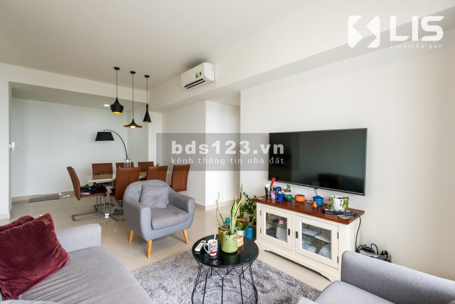 Căn hộ 3 phòng ngủ 109m2 view đảo Kim Cương Quận 2 - Cho thuê