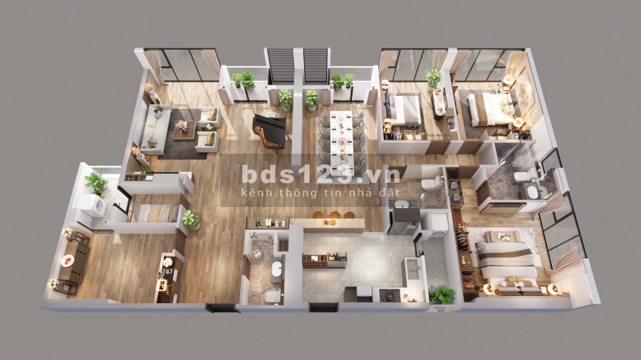 Căn hộ 200m2siêu đẹp chỉ 42 triệu/m2 duy nhất còn 3 suất