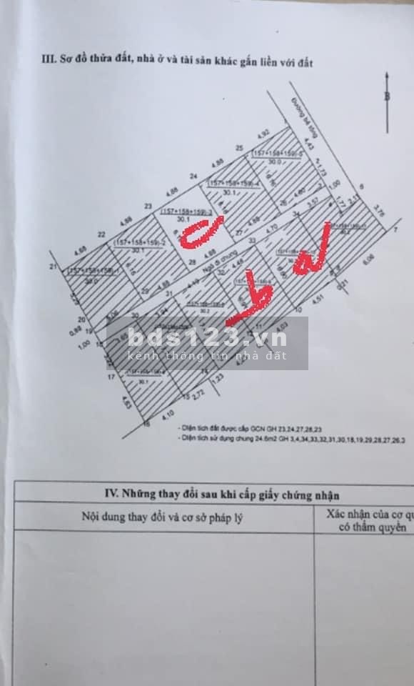 Bán đất Xuân Đỉnh sổ đỏ giá bán diện tích 57m2 giá 62 triệu/m2