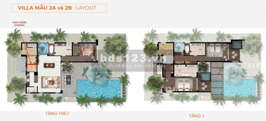Biệt thự biển Angsana Hồ Tràm, hàng trực tiếp CDT, đã bàn giao nhà