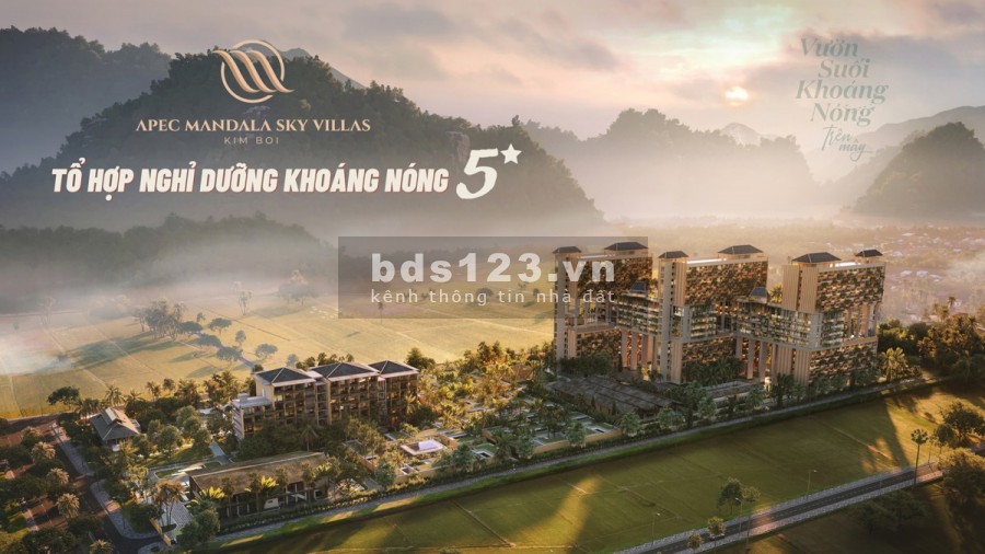 Căn hộ khách sạn khoáng nóng kết hợp chăm sóc sức khỏe đầu tiên Hòa Bình 5*