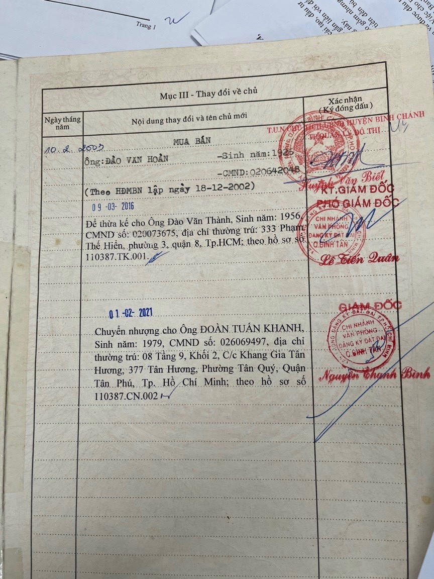 Cần bán nhà cấp 4 Phường Bình Trị Đông A, Quận Bình Tân, giấy tờ đủ