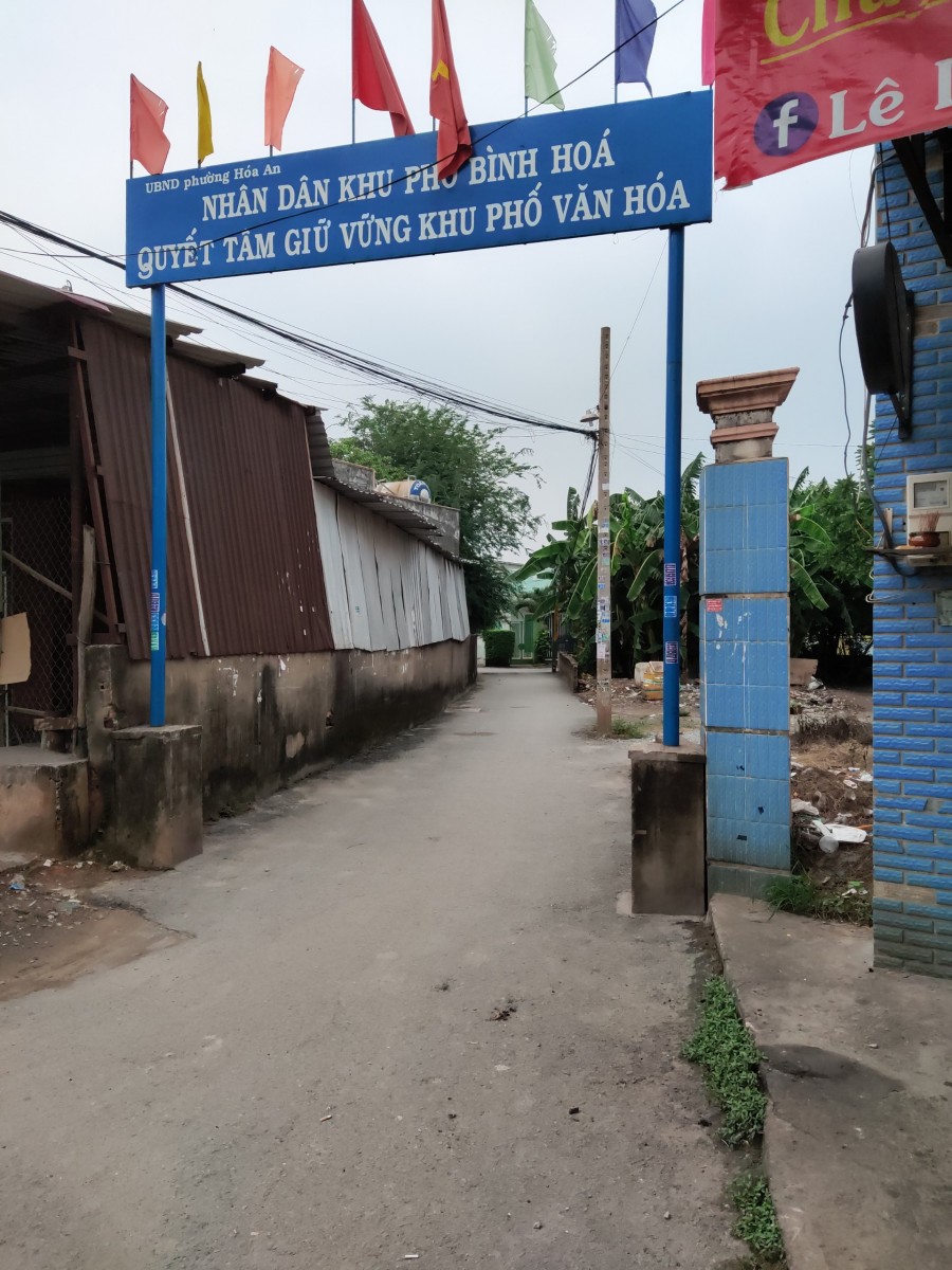 Nhà Hóa An 225m2, SHR đường xe hơi vào tận nhà, sau lưng trường THCS Tân An