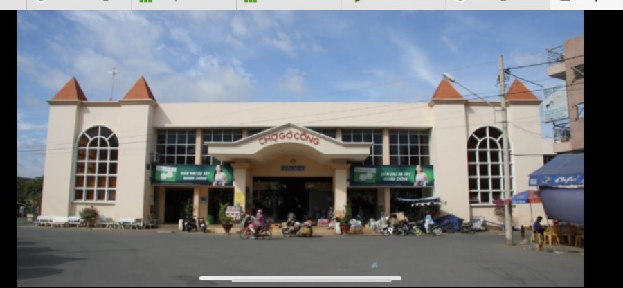 Bán đất phường 1 khu trung tâm thị xã Gò Công, xe hơi chạy tới nhà