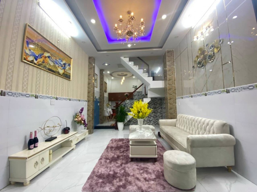Bán nhà 4x9 3 tầng 108m2 4 phòng ngủ Phường 14, Quận Gò Vấp LH 0852889139 Mr.Nhật