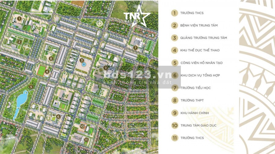 KĐT TNR Stars Đăk Đoa - Booking Giai Đoạn 2, đầy đủ tiện ích