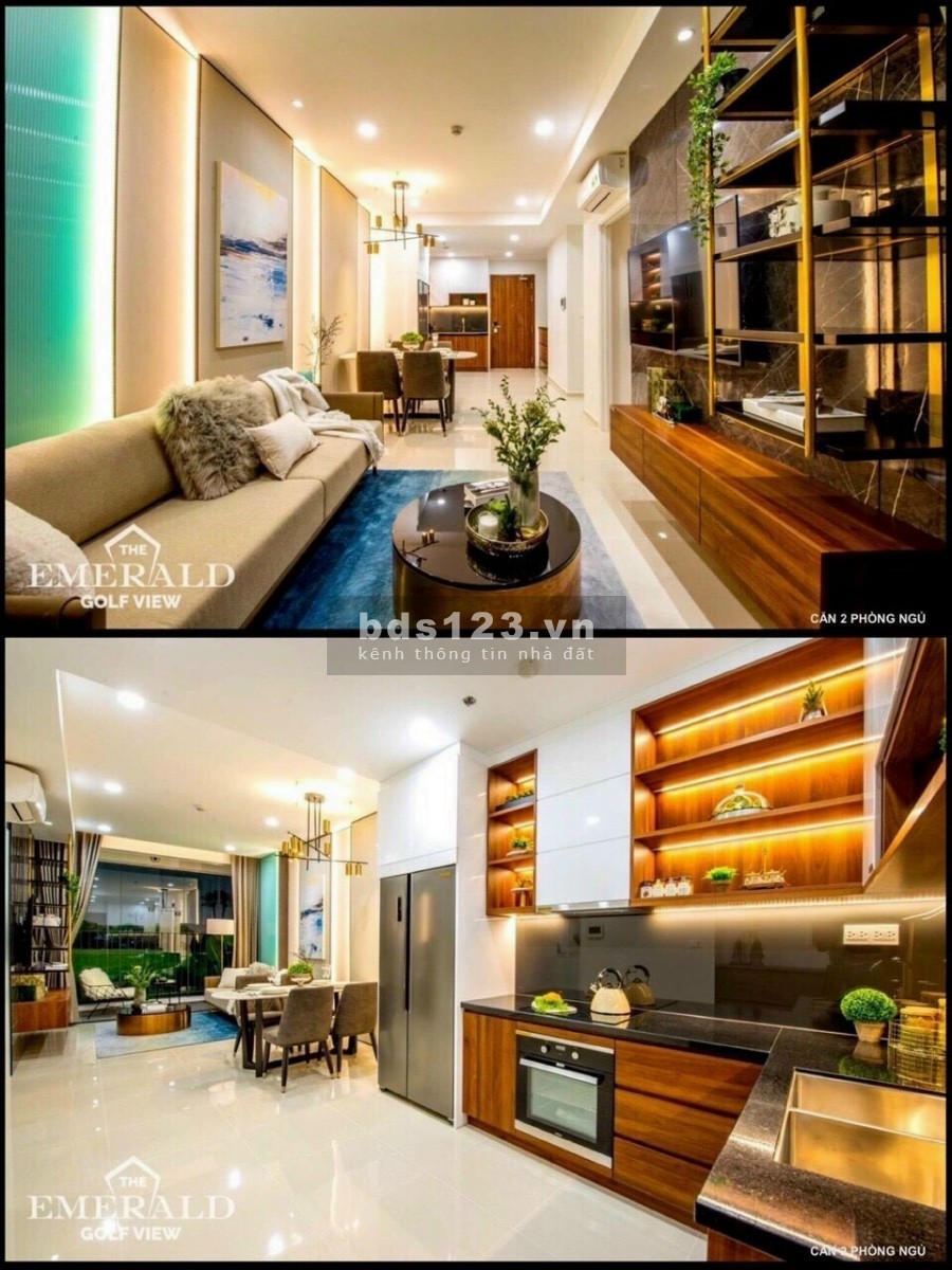 Tặng full nội thất gỗ An Cường khi mua căn hộ The Emerald Gofl View Thuận An, lhcc