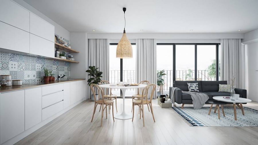 Nhà mới xe hơi đậu trước nhà Hoàng Hoa Thám 5 tầng, giá nhỉnh 4 tỷ