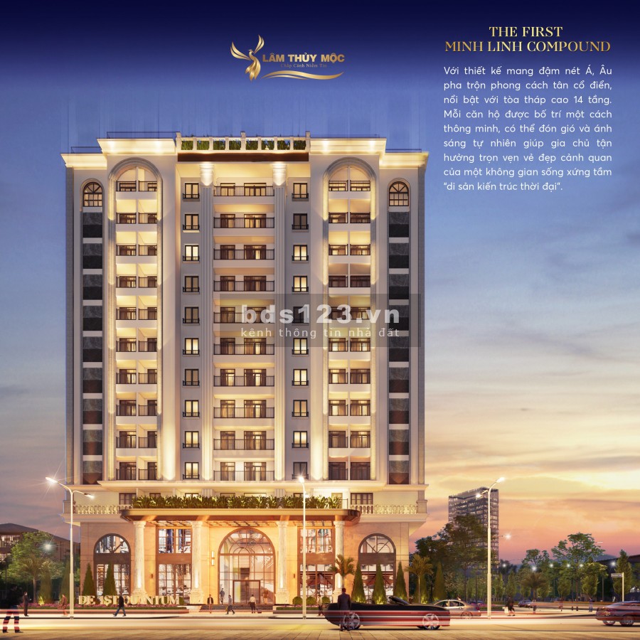 Bán căn hộ cao cấp The First Minh Linh rẻ nhất Huế, liên hệ 0702 757 236