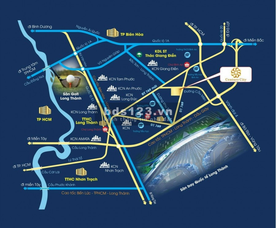 Cần bán đất nền dự án Century City cửa ngõ sân bay quốc tế Long Thành