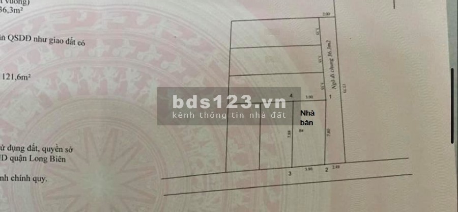 Bán nhà Hoàng Như Tiếp 4 tầng, mặt tiền 3,9m, lô góc, ô tô đỗ cửa, ngõ thông thoáng