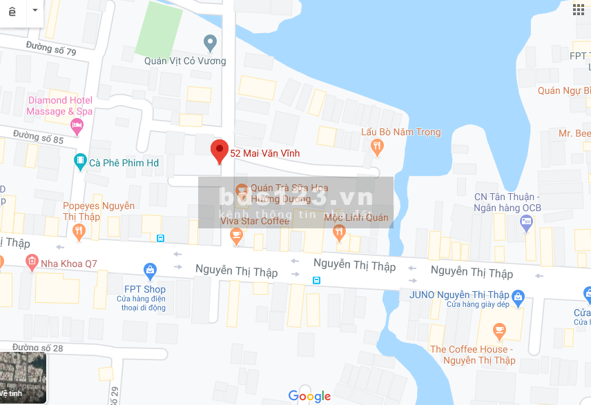 Cho thuê nhà 52 Mai Văn Vĩnh Quận 7,dt 4.7x21m, nhà trệt,gác, giá 26 tr