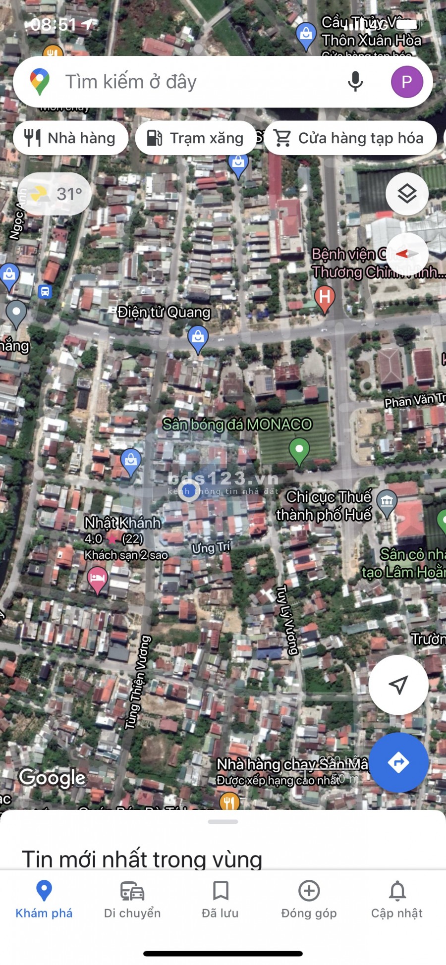 Gia. chủ suất ngoại cần bán nhà nghỉ mặt tiền đường Trương Gia Mô, phường Vỹ Dạ, Huế