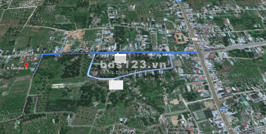Lô đất mặt tiền đường Phan Đình Phùng, quy hoạch 30m, đối diện bến xe Cam Lâm