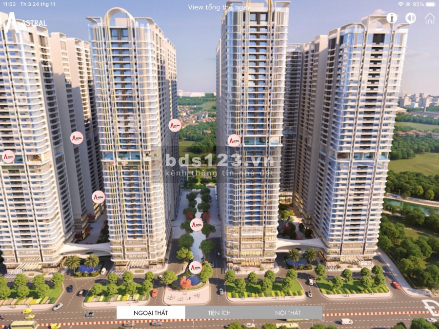 Căn hộ phức hợp chiết khấu cao, đủ giấy tờ, vào ở được ngay, cc Astral City