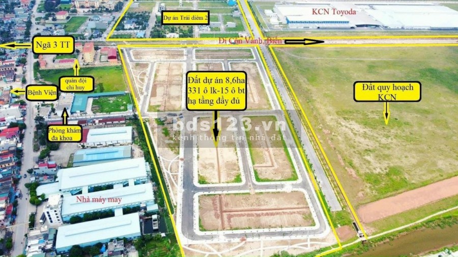 Ra mắt dự án đất nền đẹp nhất Thái Bình, giai đoạn đầu cho nhà đầu tư sinh lời cao