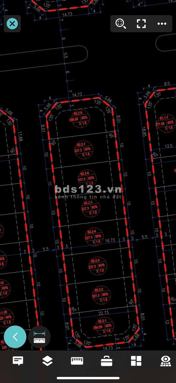 Bán đất biệt thự 1/6 đường Ngô Quyền, ph Tân Bình, TP HD, dt 227.3m2, 2 mặt tiền, giá cực tốt