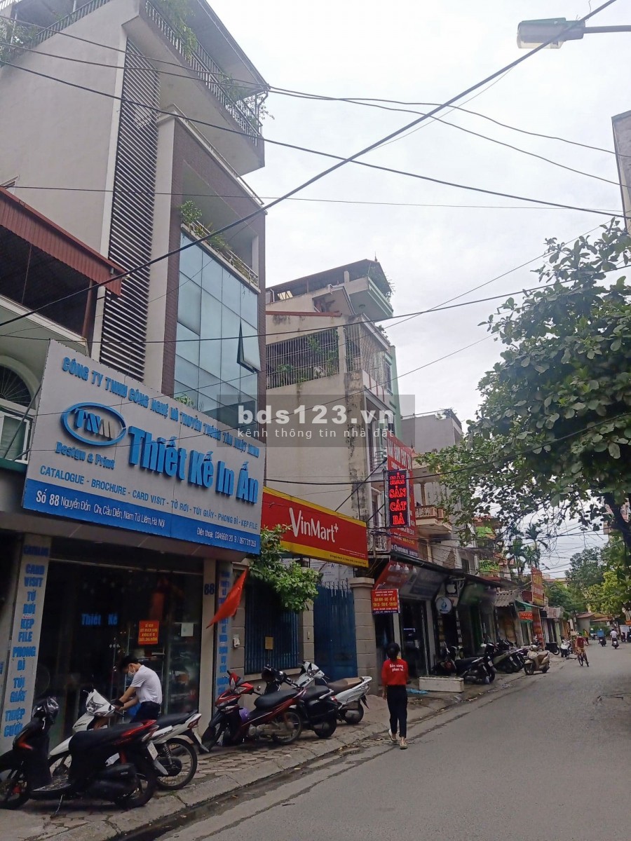 Bán nhà mặt phố Nguyễn Đổng Chi, ô tô, kinh doanh, 64m2 x 4 tầng, 9.8 tỷ