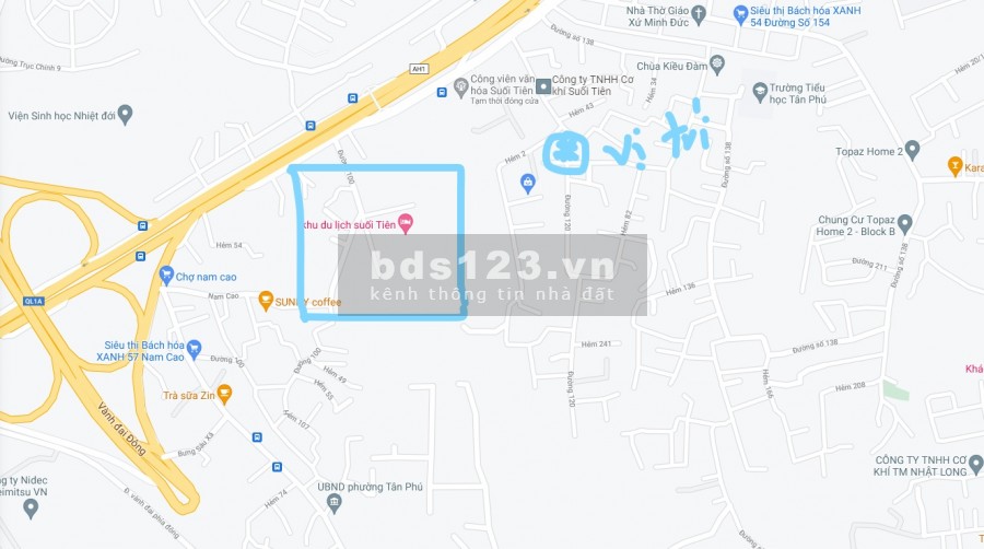 Bán Đất nằm trên đường 120, Phường Tân Phú, Quận 0, đất vuông vức, mặt tiền đường 5m