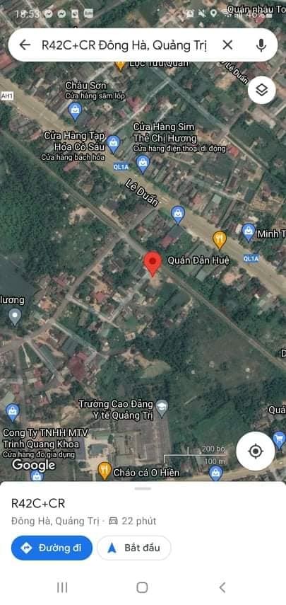 Đất bán nằm ngay 2 mặt tiền phường Đông Lương Đông Hà tỉnh Quảng Trị