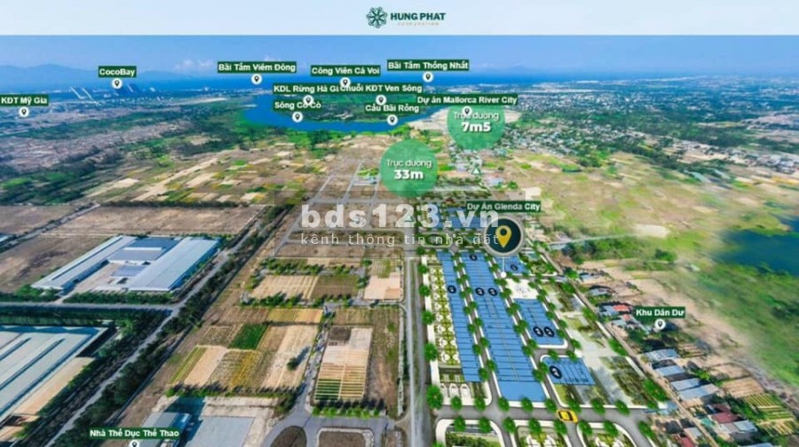 Đất nền giá rẽ nam Đà Nẵng - dự án Glenda City, hỗ trợ vay vốn, hạ tầng xong 100%, giá tốt