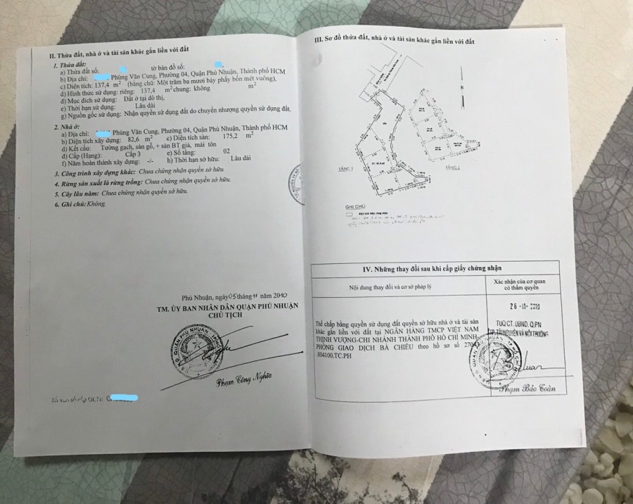 137m2 đường Phùng Văn Cung, Phú Nhuận, hẻm trước nhà 3m, cách mặt tiền 1 căn nhà, an ninh yên tĩnh