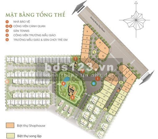 Biệt Thự song lập Villa Park Passion diện tích 292m2, giá bán 25 tỷ