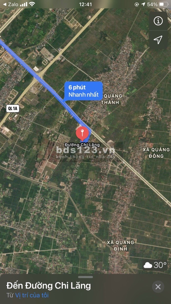 Bán gấp lô đất tại Phường Quảng Thành, nằm ngay trung tâm, giá hơn 800 triệu