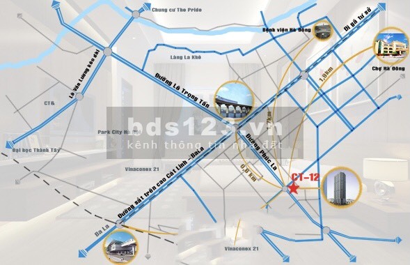 Căn hộ Phú Thịnh Green Park vị trí kim Cương trung tâm hành chính Q. Hà Đông View Công viên 100ha 1,7 tỷ/căn 2PN