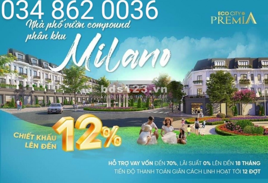 Milano - EcoCity Premia Buôn Mê Thuột, lợi nhuận tốt nhất, lh 0348620036