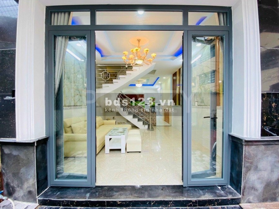 Bán nhà phố H3G thiết kế 1 trệt 1 lầu thị trấn Nhà Bè, hẻm thông