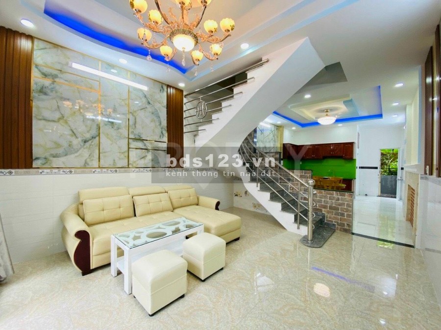 Bán nhà phố H3G thiết kế 1 trệt 1 lầu thị trấn Nhà Bè, hẻm thông