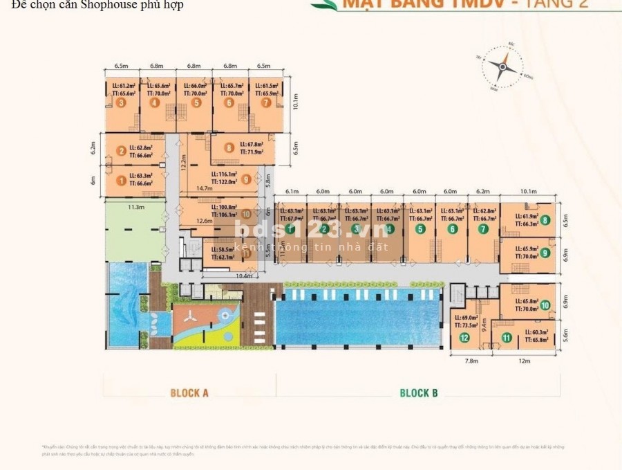 Vừa ở vừa kinh doanh, shophouse Ricca điểm sáng mới ở quận 9 Phú Hữu, 4,3 tỷ 115m2