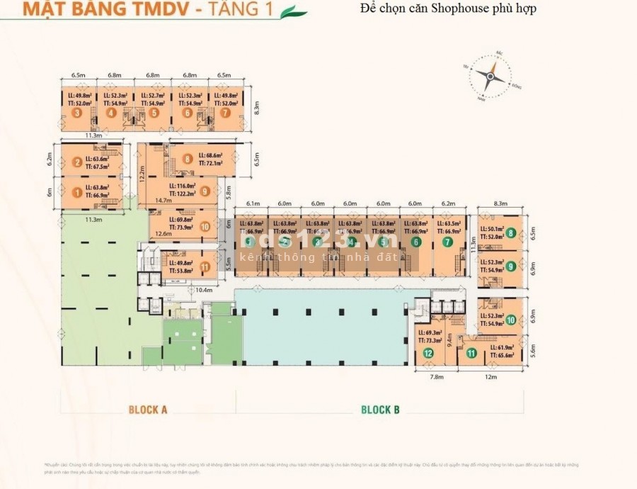 Vừa ở vừa kinh doanh, shophouse Ricca điểm sáng mới ở quận 9 Phú Hữu, 4,3 tỷ 115m2