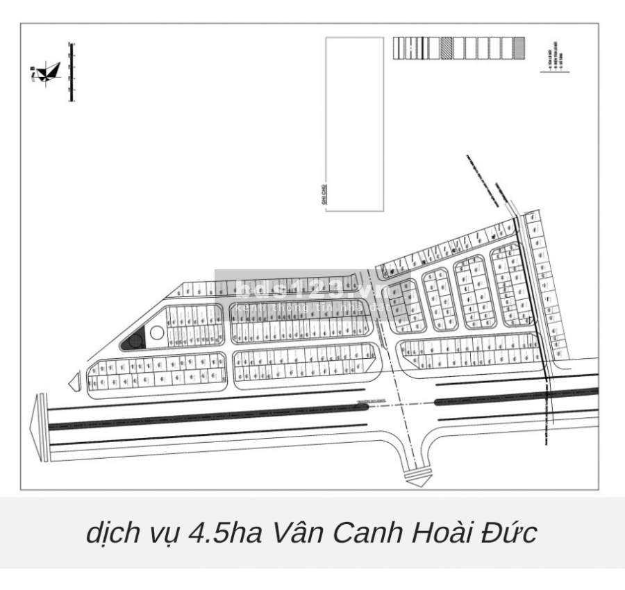 Cần bán Đất dịch vụ Vân Canh. 113m. Mặt tiền 9m. 2 mặt thoáng