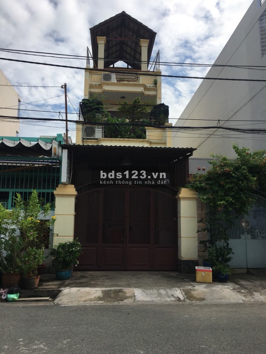 Nhà nguyên căn dt 5,1x20m 3 lầu đường 53 phường Bình Thuận Quận 7 giá 11,5ty