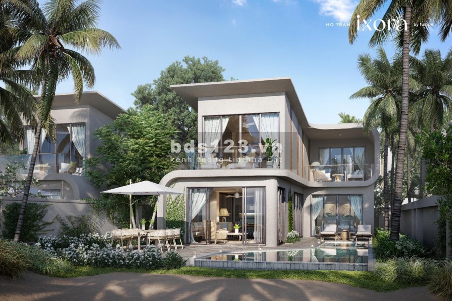 Bán biệt thự biển Ixora Hồ Tràm Strip dt 400m2, full nội thất 5* cạnh Casino full nội thất 5*