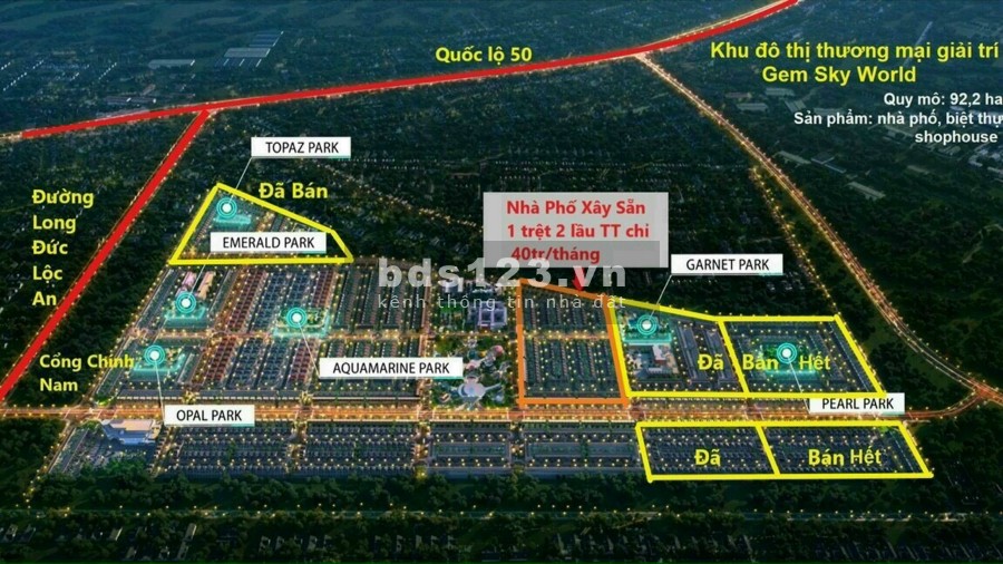 Dự Án Gem Sky World CK Tháng 6 150Tr. SHR VPbank 75% Ân Hạn 24 Tháng LH 0334177374