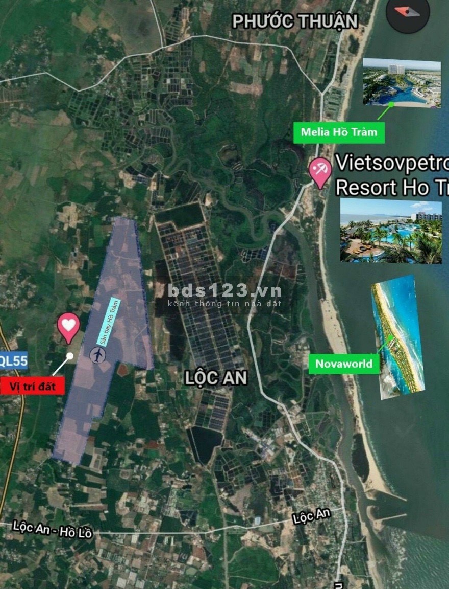Hàng hot vị trí đắc địa liền kề sân bay, biển Lộc An, Hồ Trầm, lh 0823490717