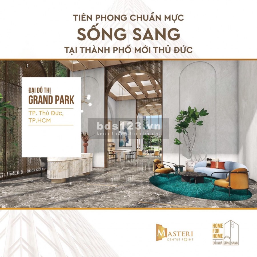 Masteri Central Point Quận 9 căn hộ 2 pn, view sông, hồ bơi với tiện ích cao cấp