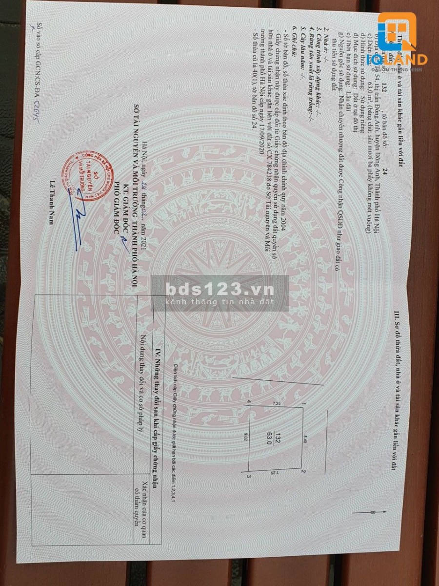 Chưa đến 2 tỷ sở hữ ngay nhà 4 tầng tại Ngã tư 1.5, TT Đông Anh, đường ô tô tránh.LH: 0327075088