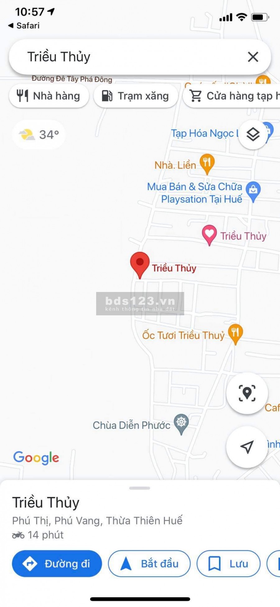 Bán gấp lô góc 2 mặt tiền khu qui hoạch Triều Thuỷ, Phú Vang, lh 0346229509