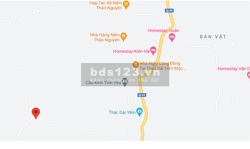 Đất Mộc châu. siêu đẹp làm Homestay nghỉ dưỡng