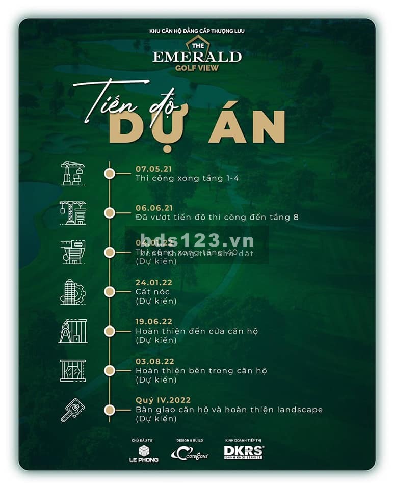 Căn hộ Thuận An thanh toán chỉ từ 100 triệu, cao cấp view sân golf