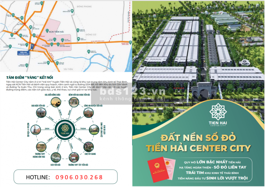 Tiền Hải Center City, tâm điểm phồn vinh Trái tim thủ phủ công nghiệp Thái Bình