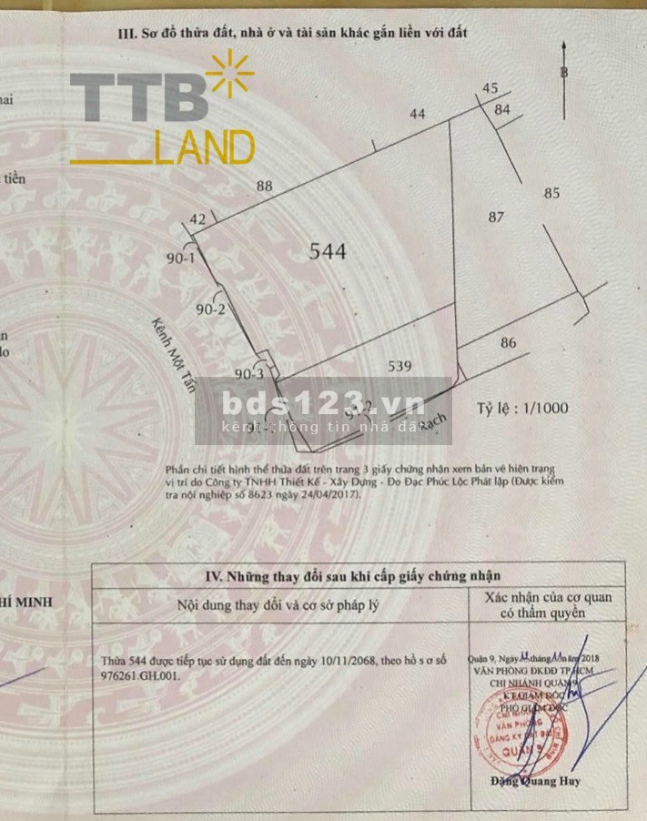Bán đất diện tích sử dụng 6000m2 Võ Chí Công phường Phú Hữu Quận 9